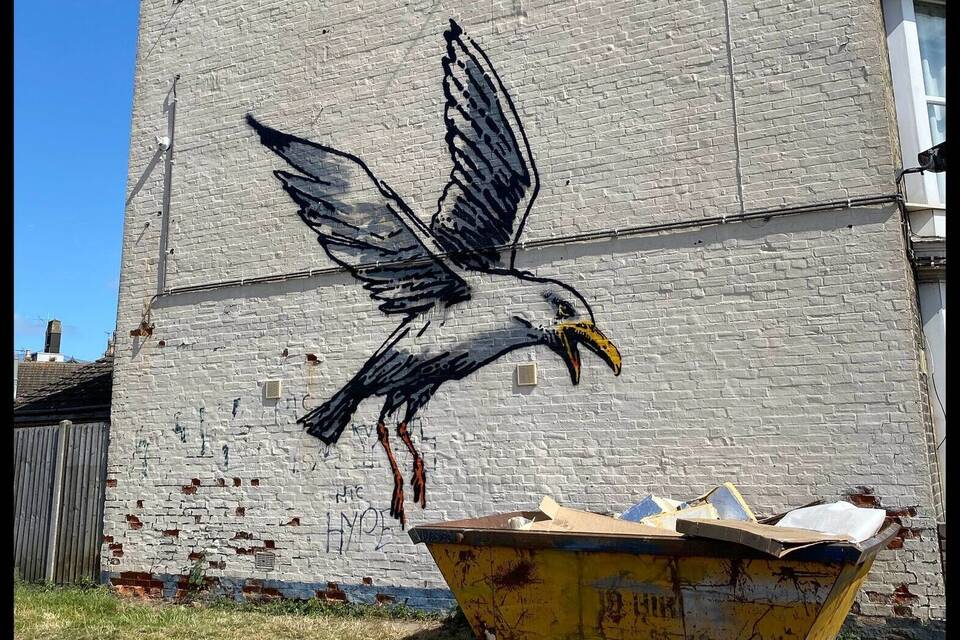 Banksy-Möwe Banksy-Möwe