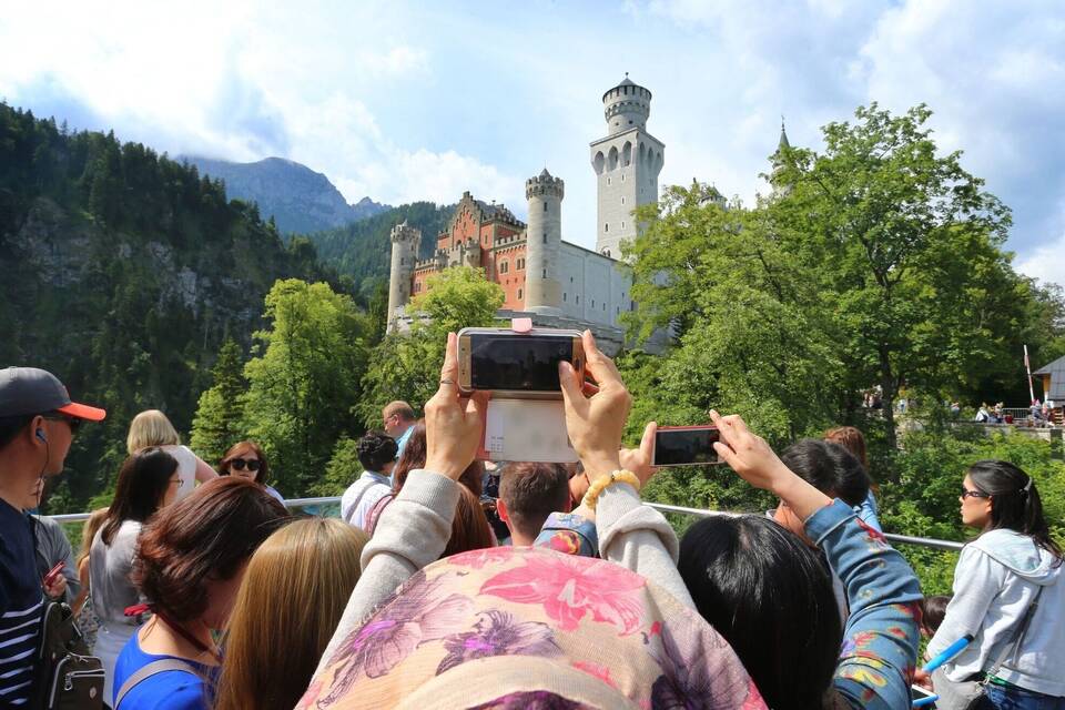 Touristenhochburg Neuschwanstein