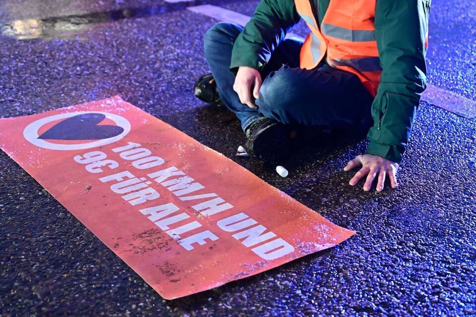 Blockade von Aktivisten der "Letzten Generation"