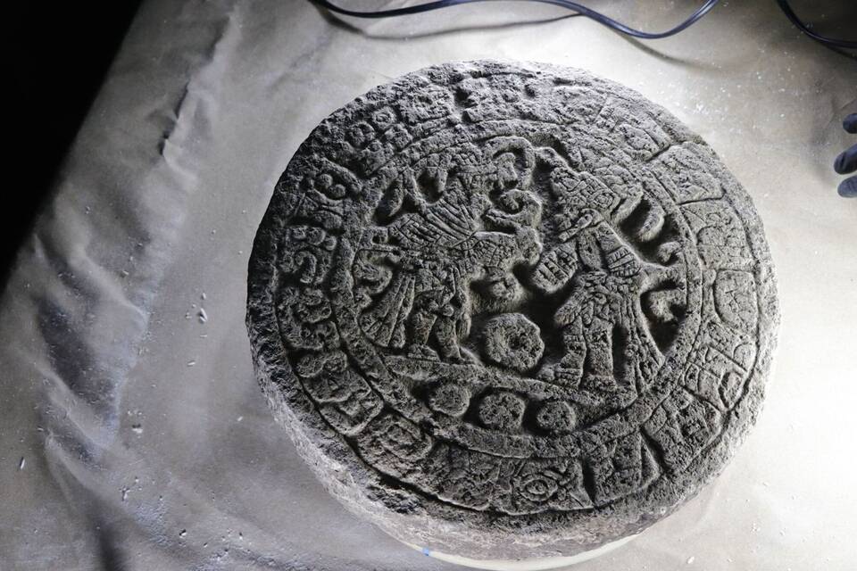 Artefakt des Maya-Ballspiels