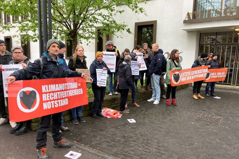Prozess gegen Klimaaktivisten Prozess gegen Klimaaktivisten