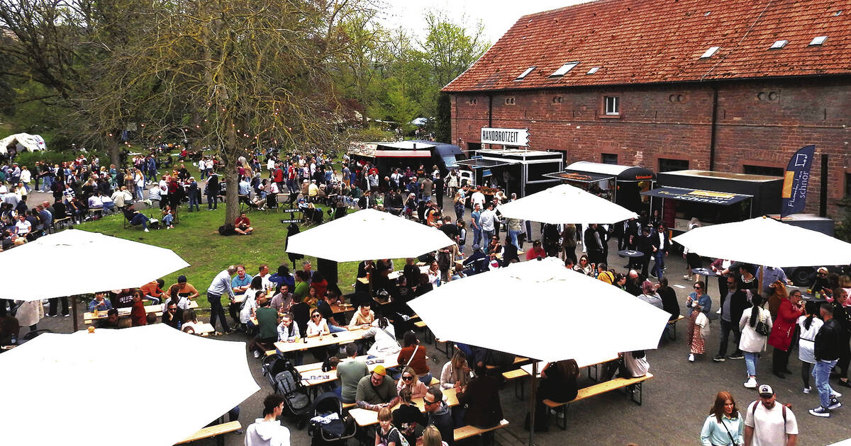 Ladenburg 10.000 kamen zum "Art & Streetfood"Festival RheinNeckar