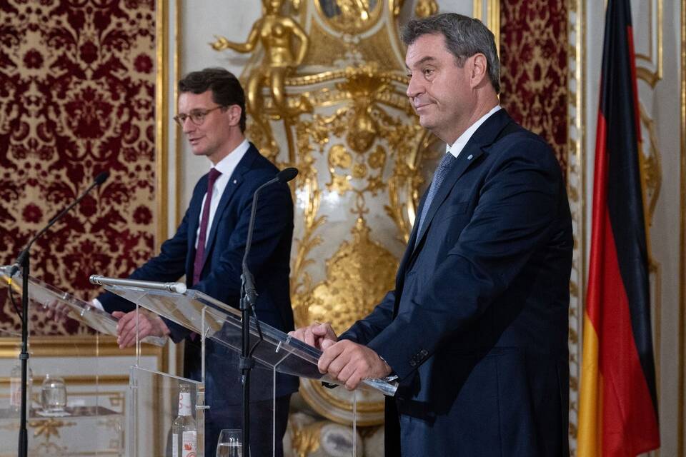 Hendrik Wüst und Markus Söder Hendrik Wüst und Markus Söder