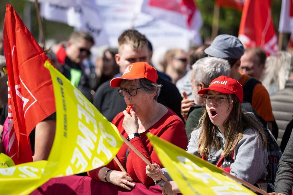 Demonstrantinnen am 1. Mai Demonstrantinnen am 1. Mai