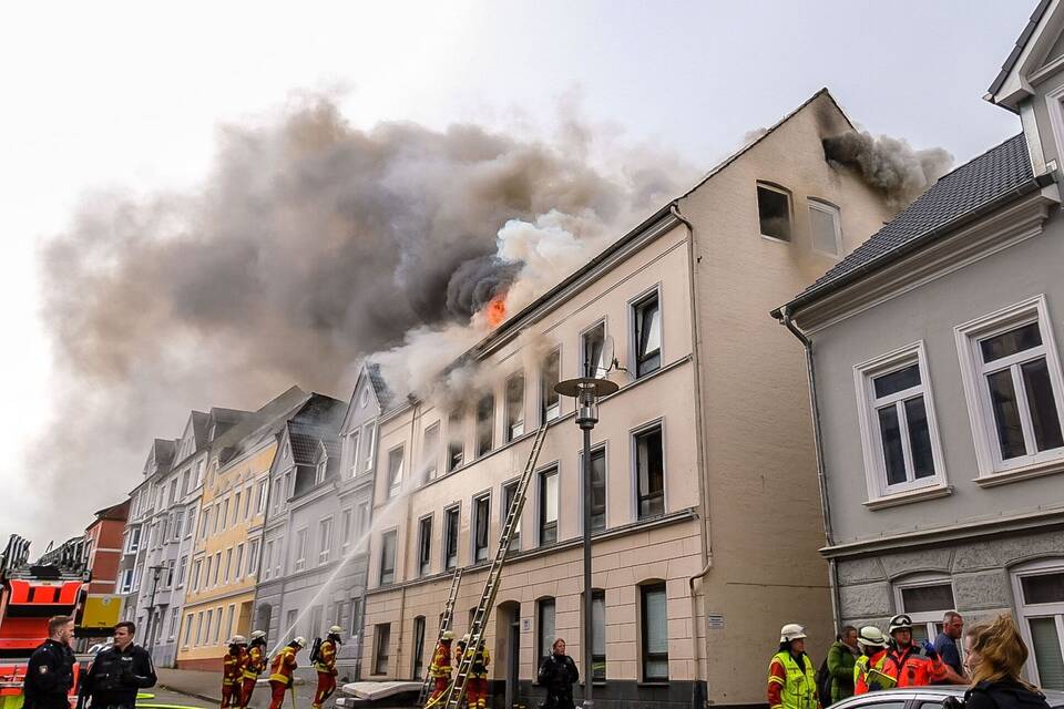 Brand in Flensburg Brand in Flensburg