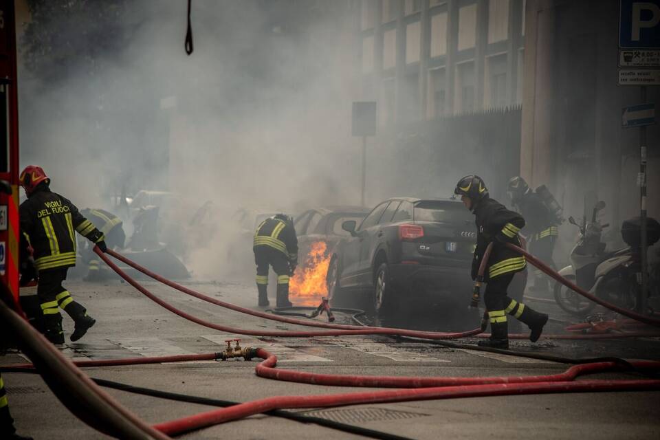 Explosion in Mailand Explosion in Mailand