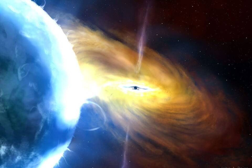 Explosion im Weltall Explosion im Weltall