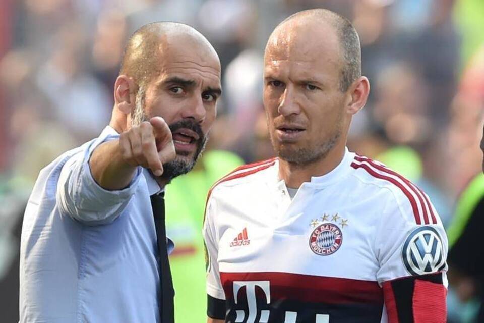Guardiola und Robben