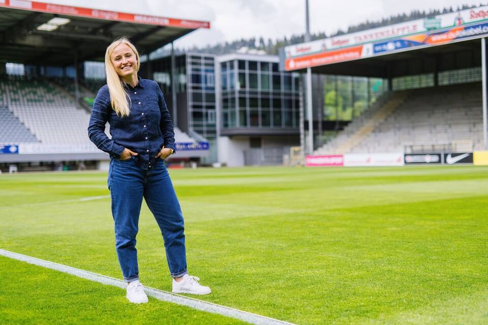 Fußball-Trainerin Theresa Merk Fußball-Trainerin Theresa Merk