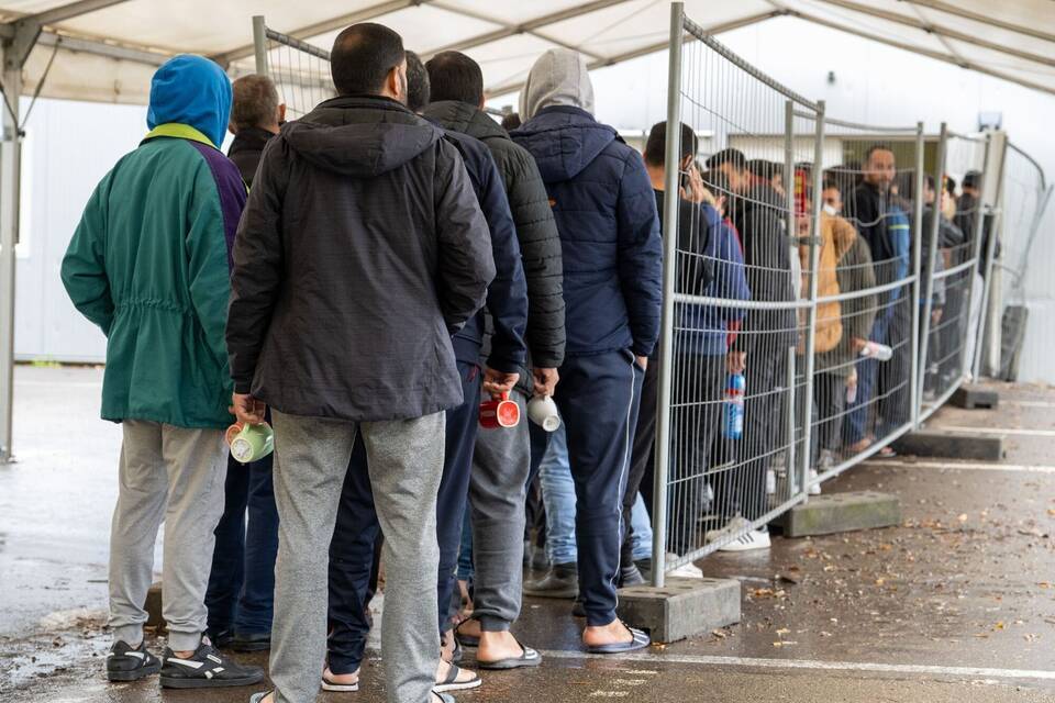 Flüchtlinge in Landeserstaufnahmestelle Flüchtlinge in Landeserstaufnahmestelle