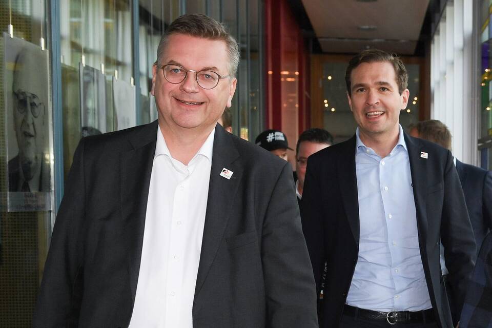 Reinhard Grindel und Friedrich Curtius Reinhard Grindel und Friedrich Curtius