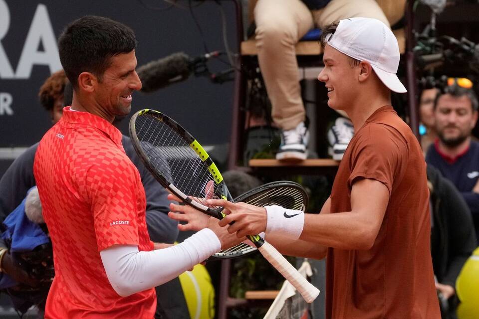 Djokovic und Rune Djokovic und Rune