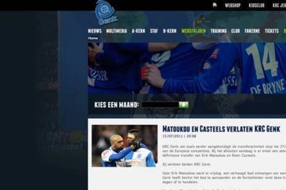 Genk gibt Wechsel von Torwart Casteels bekannt