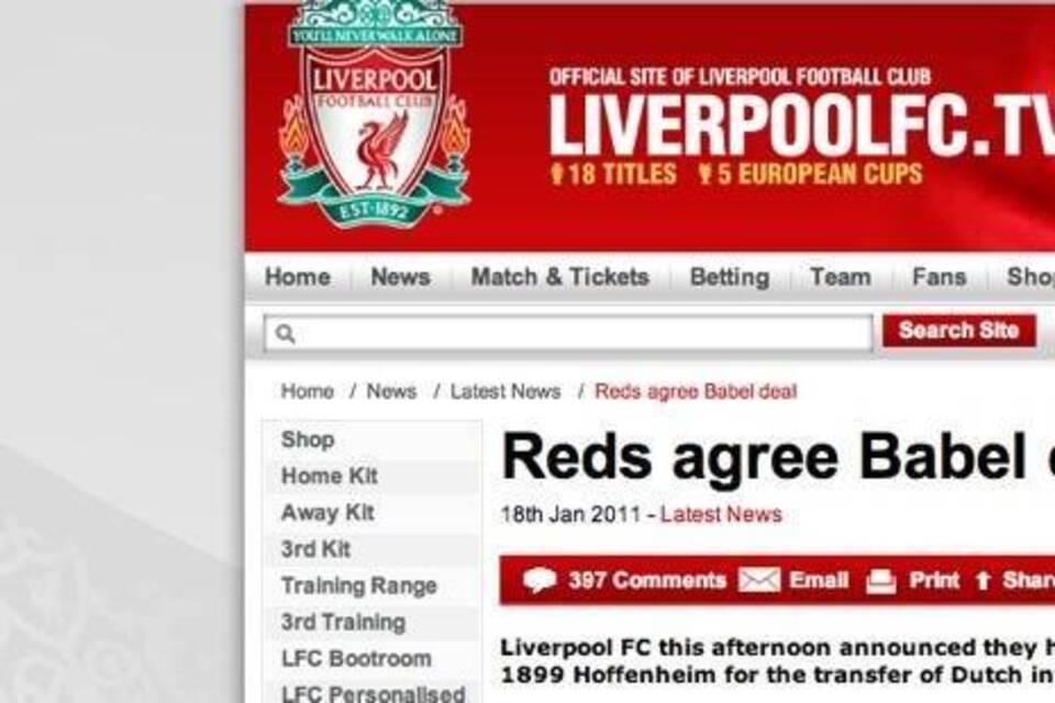 Liverpool bestätigt Einigung mit Hoffenheim