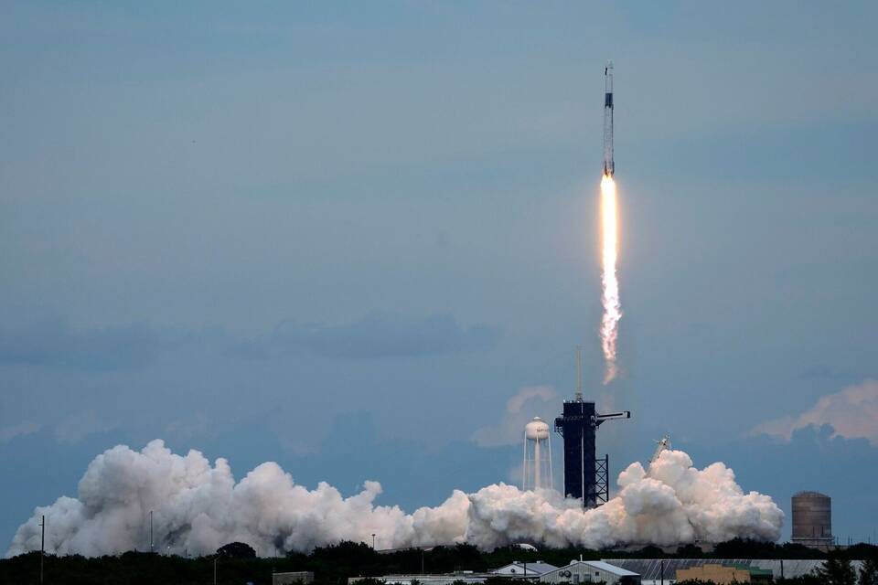 Start SpaceX-Rakete