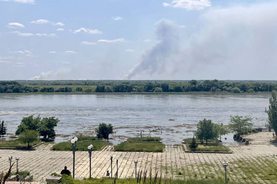 Dnipro in Cherson Dnipro in Cherson
