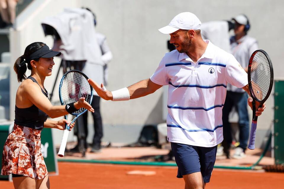 Tennis-Profis Miyu Kato und Tim Pütz Tennis-Profis Miyu Kato und Tim Pütz