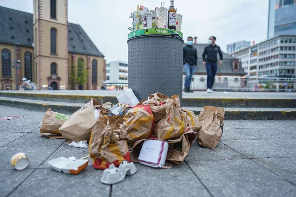 Müll in der Stadt Müll in der Stadt