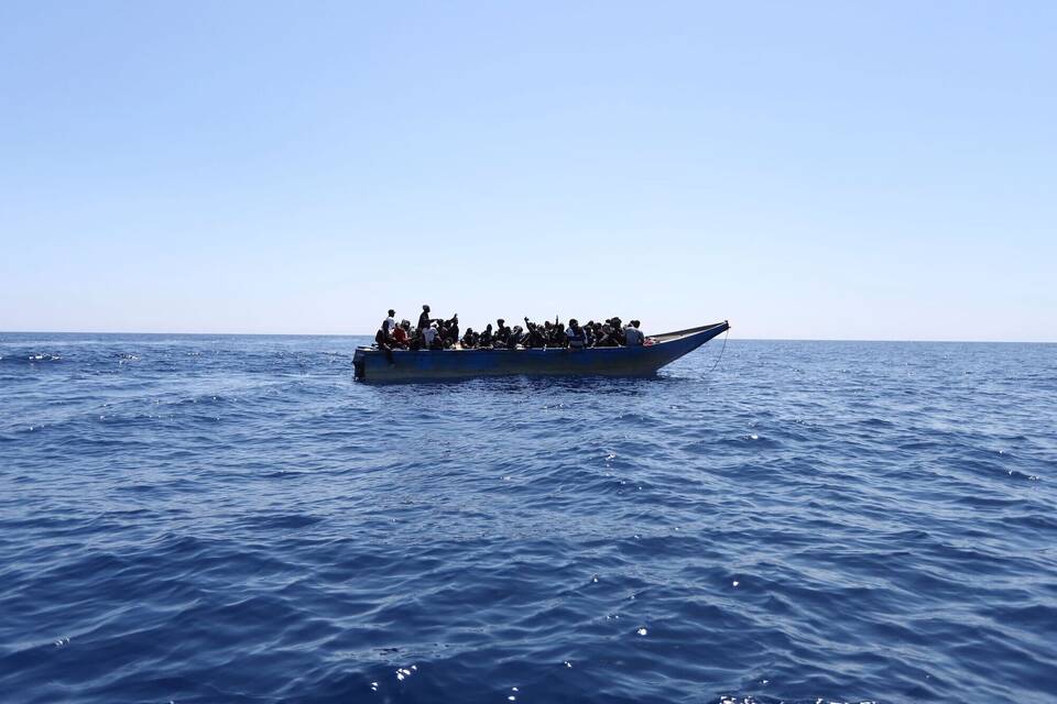 Migranten im Mittelmeer Migranten im Mittelmeer