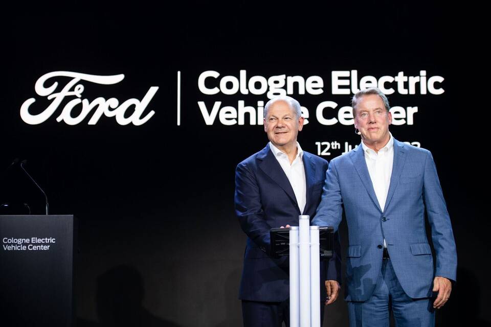 Olaf Scholz und William Clay Ford Jr. Olaf Scholz und William Clay Ford Jr.