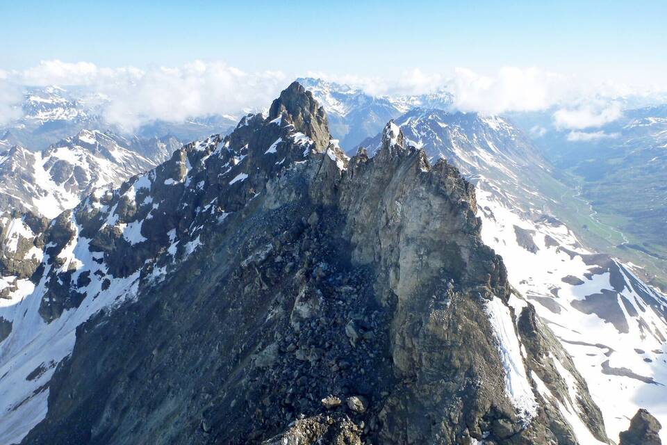 Bergsturz in den Tiroler Alpen