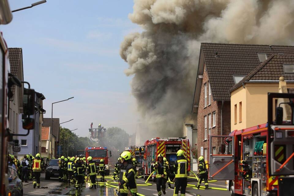 Brand in Sankt Augustin Brand in Sankt Augustin