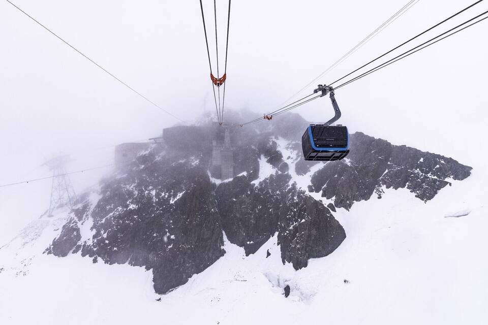 Höchste Seilbahn in der Schweiz Höchste Seilbahn in der Schweiz