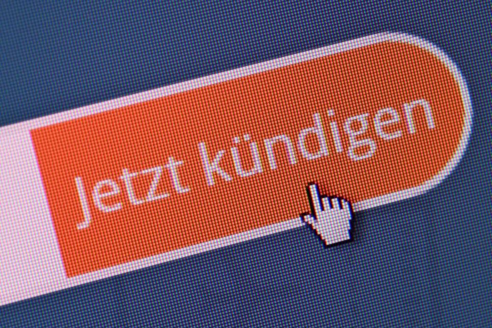 Kündigungsbutton Kündigungsbutton
