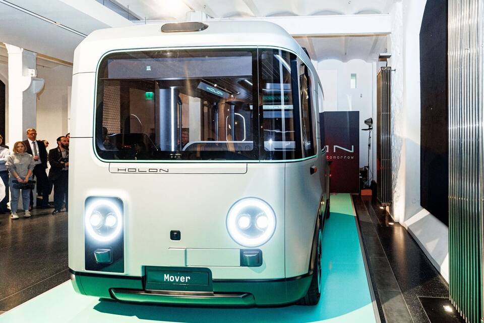 Hochbahn stellt autonomen Kleinbus "Holon Mover" vor Hochbahn stellt autonomen Kleinbus "Holon Mover" vor