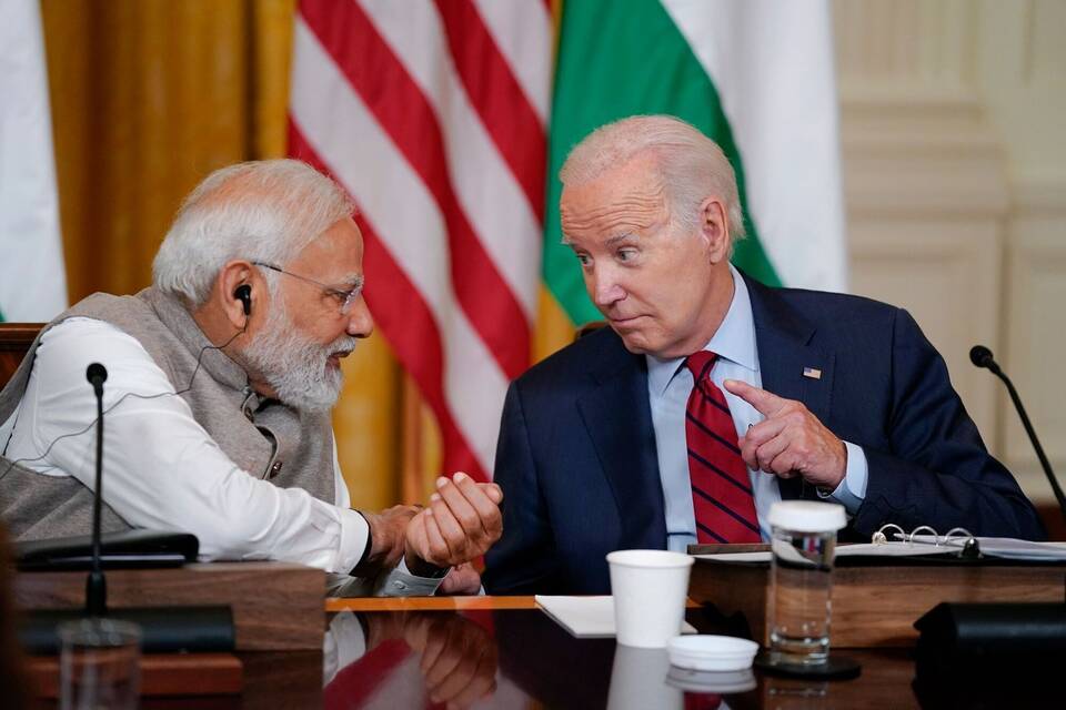 Joe Biden und Narendra Modi Joe Biden und Narendra Modi