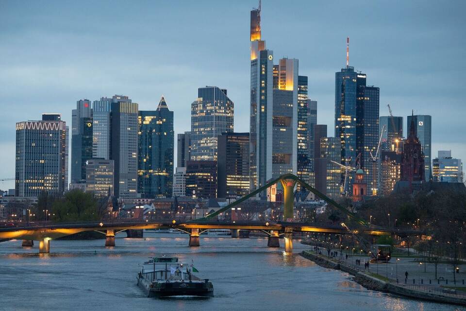 Bankenskyline von Frankfurt Bankenskyline von Frankfurt
