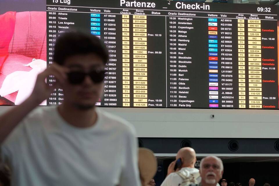 Streik im Flugverkehr in Italien Streik im Flugverkehr in Italien