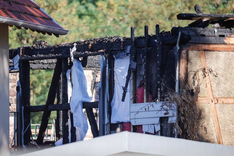 Brand in einer Ferienunterkunft