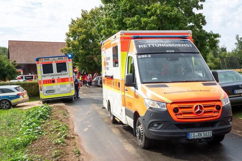 Sechs Verletzte bei Blitzeinschlag in Baum