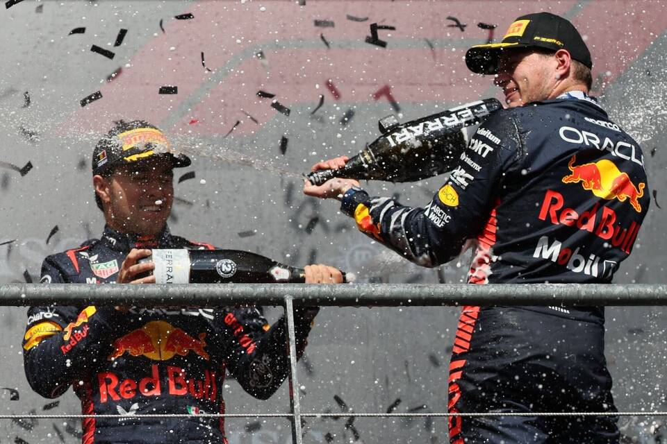 Perez und Verstappen