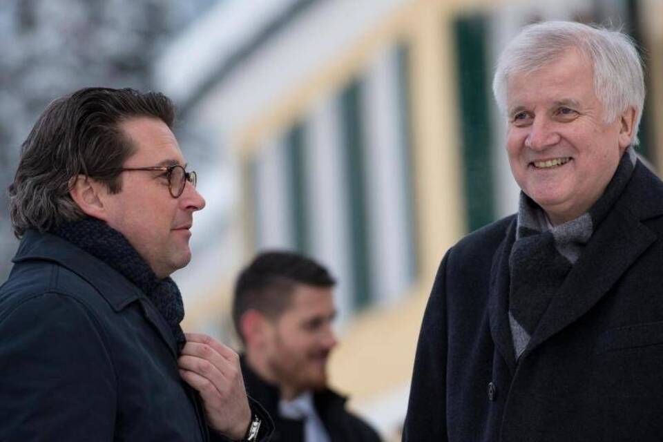 Seehofer und Scheuer Seehofer und Scheuer
