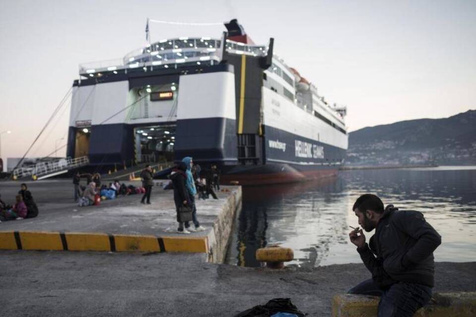 Fährhafen auf Lesbos