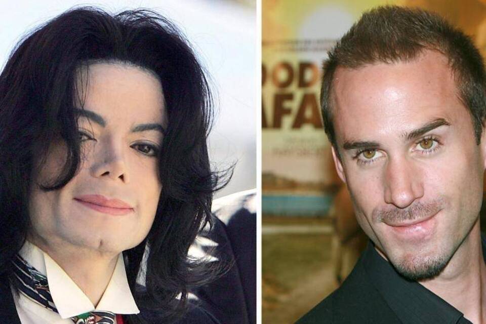 Michael Jackson und Joseph Fiennes