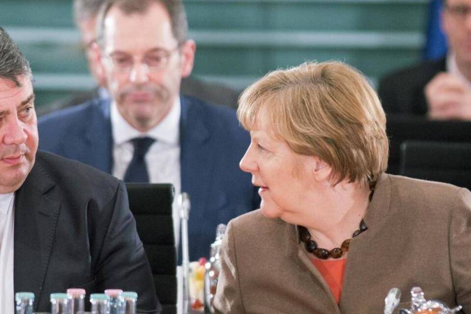 Gabriel und Merkel