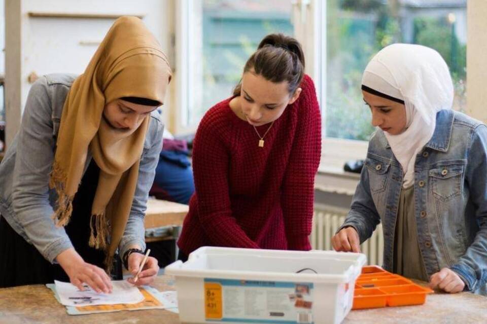 Flüchtlinge in Schule