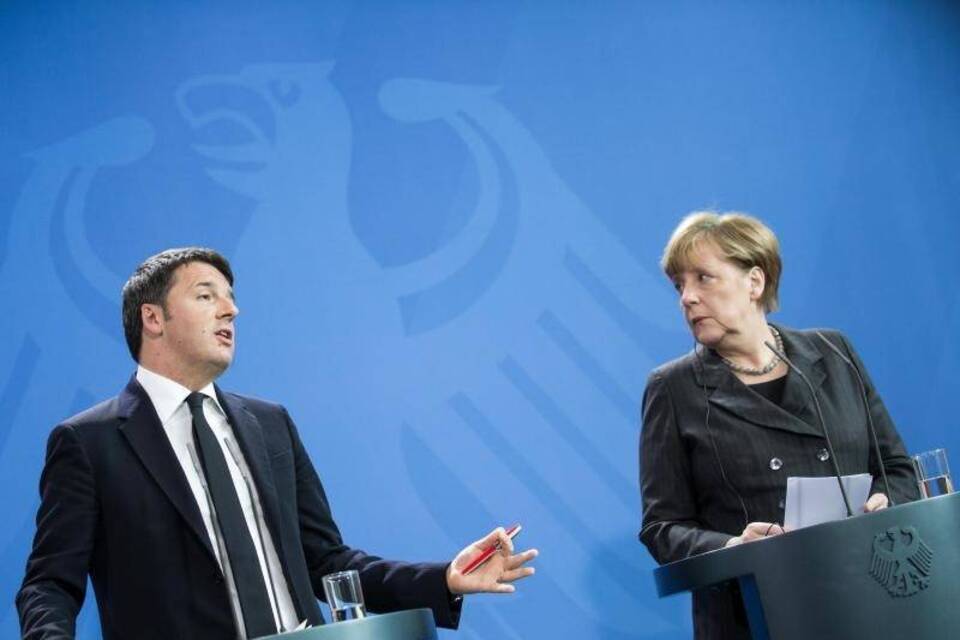 Renzi und Merkel