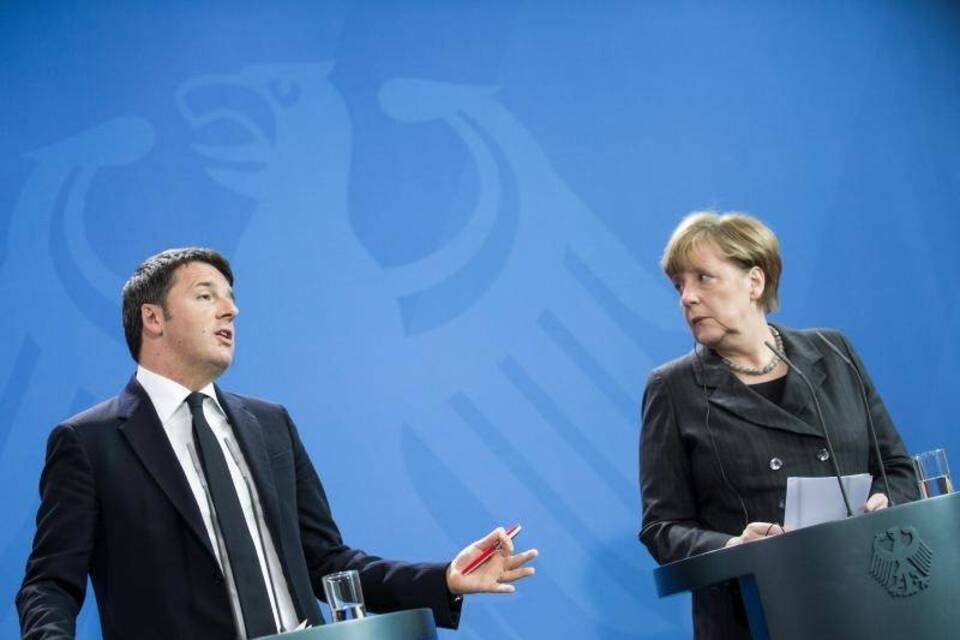 Renzi und Merkel Renzi und Merkel