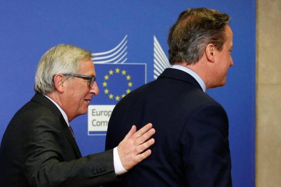 Juncker und Cameron Juncker und Cameron