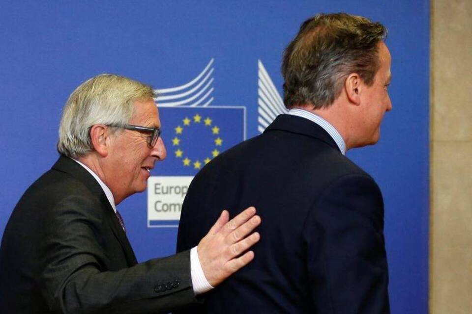 Juncker und Cameron