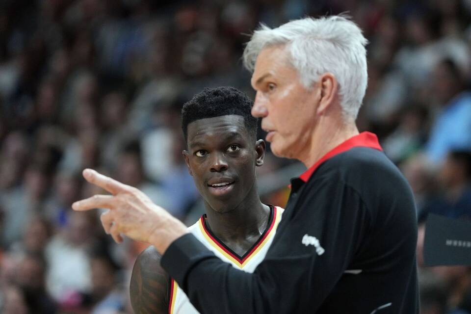 Dennis Schröder und Gordon Herbert Dennis Schröder und Gordon Herbert