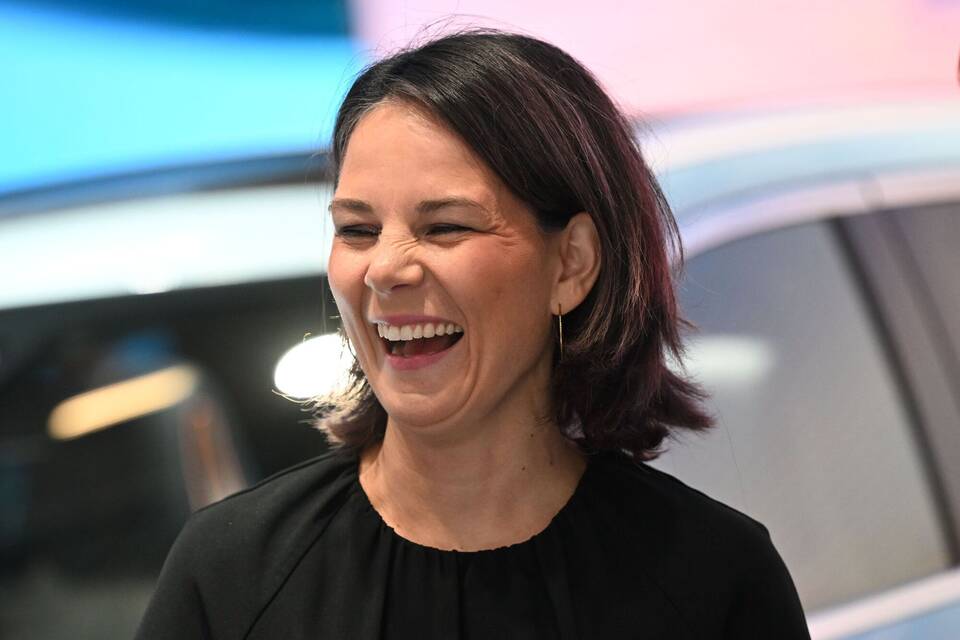 Außenministerin Annalena Baerbock auf Automesse IAA Außenministerin Annalena Baerbock auf Automesse IAA