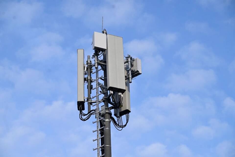 Mobilfunknetz - 5G-Mobilfunkmast Mobilfunknetz - 5G-Mobilfunkmast