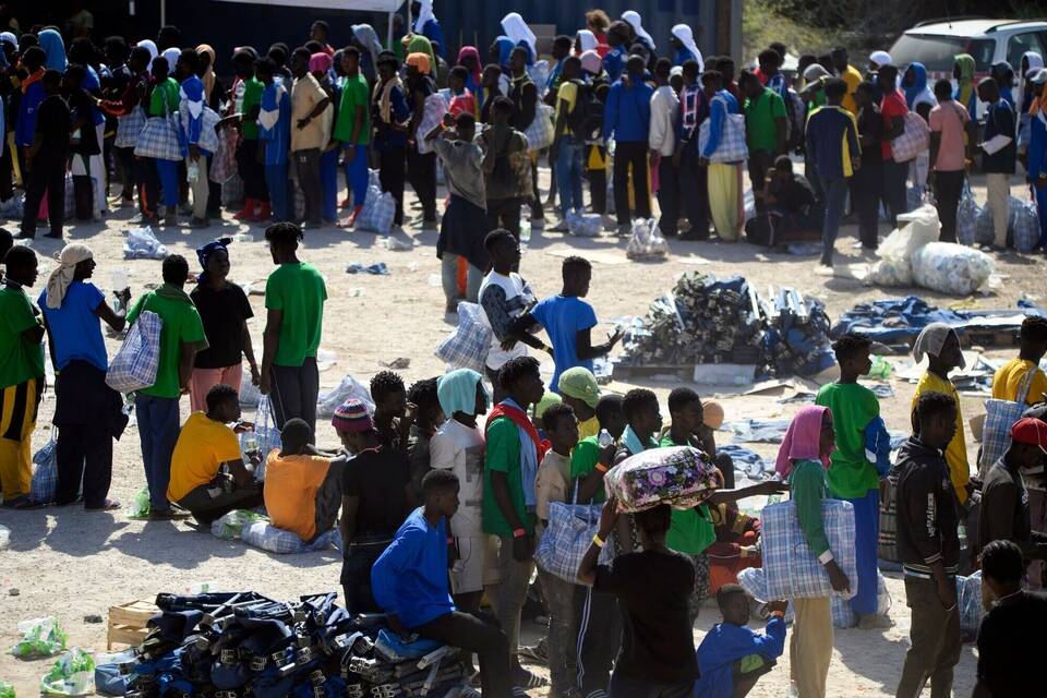 Migranten auf Lampedusa Migranten auf Lampedusa