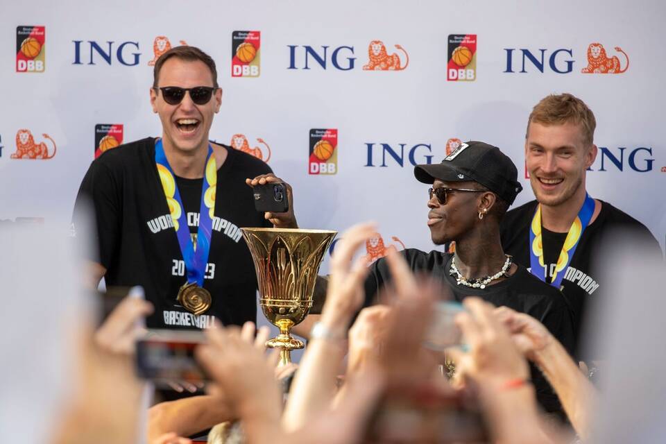Empfang für Basketball-Weltmeister