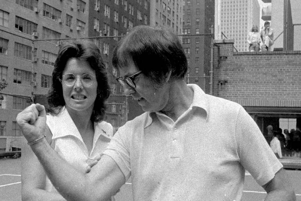 Billie Jean King und Bobby Riggs Billie Jean King und Bobby Riggs